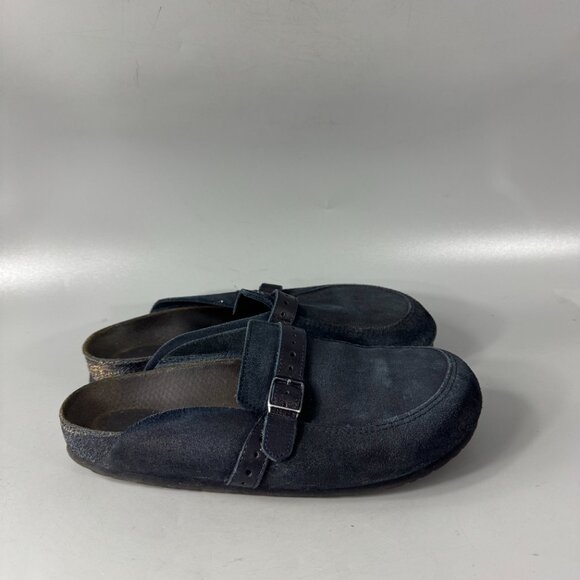 Birkenstock Eaton Blue Suede Clogs,  Size 40 main image 6